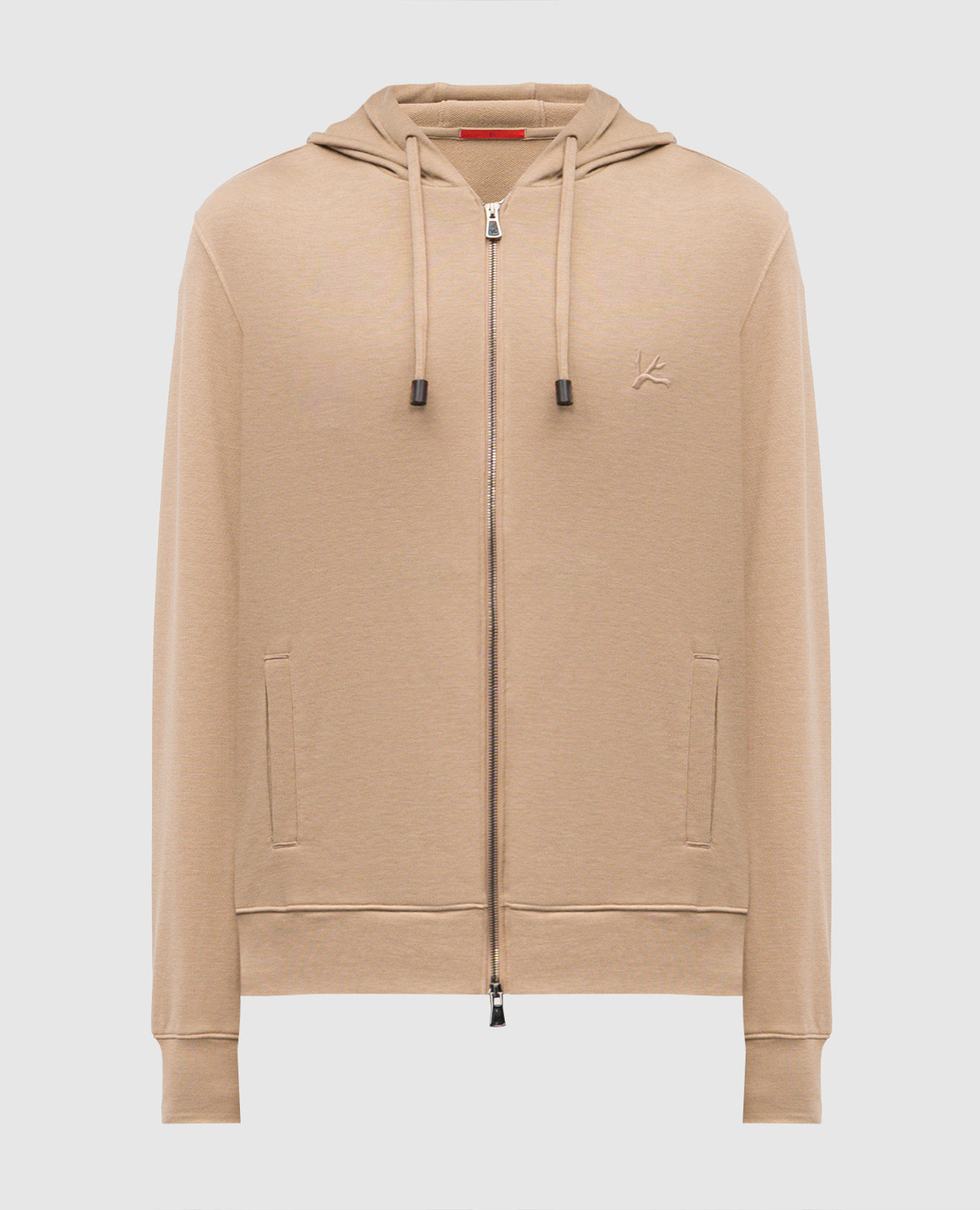 

Бежевая спортивная куртка с шелком, Бежевый, Спортивные куртки