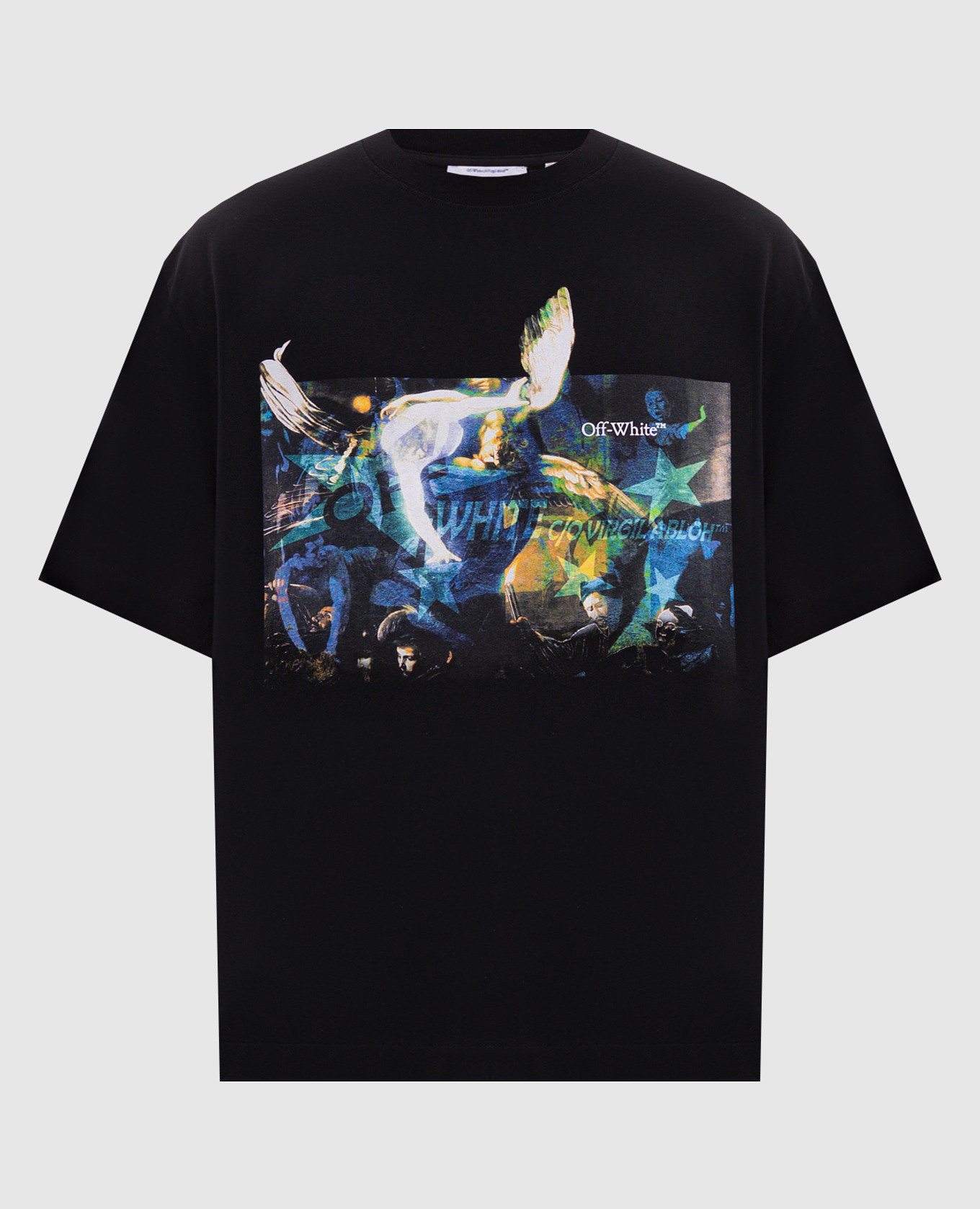 Черная футболка Caravaggio