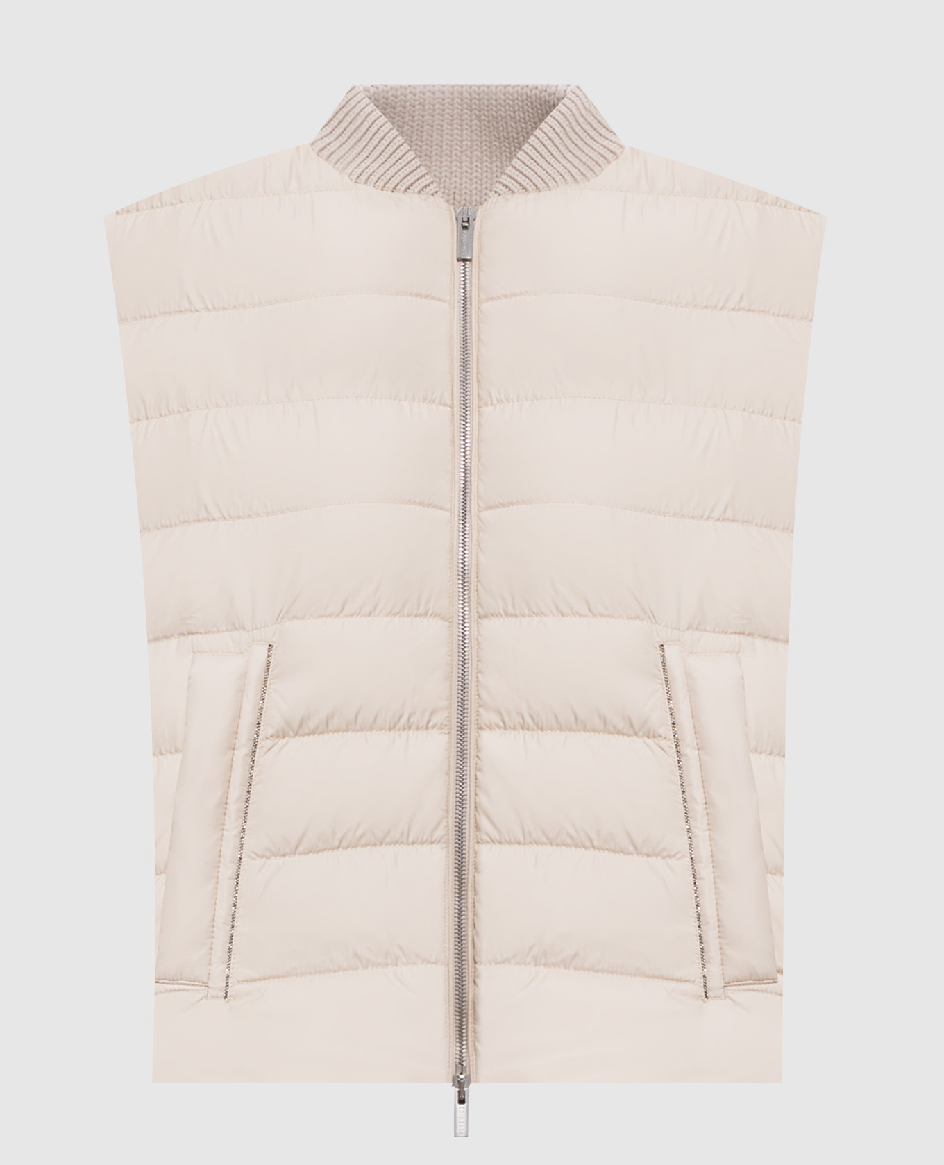 

Бежевый жилет с цепочкой, Верхняя одежда