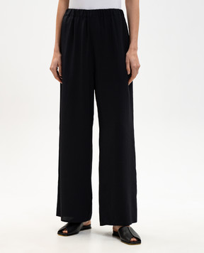 Sofie D`Hoore Чорні штани із шовку PAVONSIRC