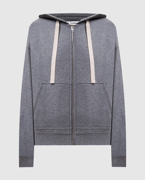 Jil Sander Серая утепленная спортивная куртка J02HG0106J20133