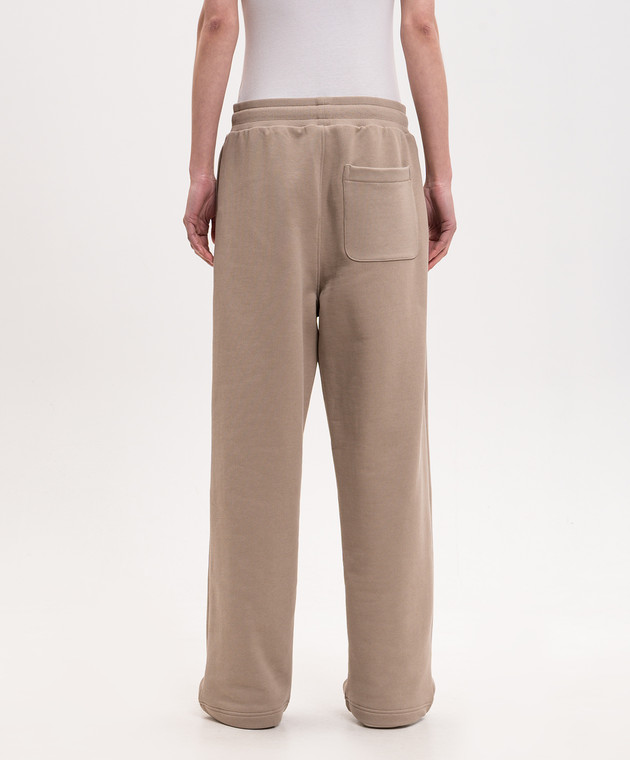 Ami Paris Бежевые спортивные штаны UTR855747w изображение 4