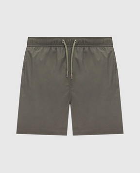 CDLP Зелені подовжені шорти для плавання MSW003082301