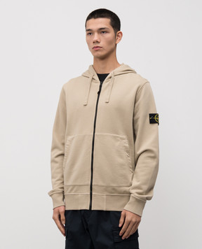 Stone Island Бежевая спортивная куртка с логотипом K2S156100061S0051