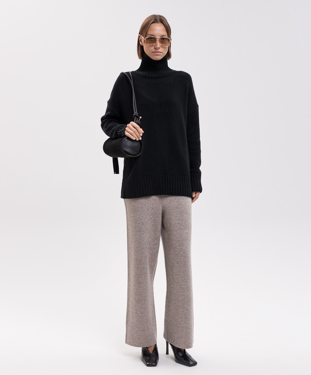 Allude Черный свитер из шерсти и кашемира 26517633 изображение 2
