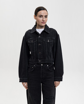 AGOLDE Чорна джинсова куртка Redley A51061683