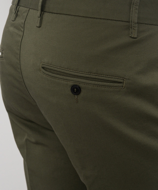 Cashmere&Whiskey Шорты цвета хаки из хлопка 0276109345 изображение 5