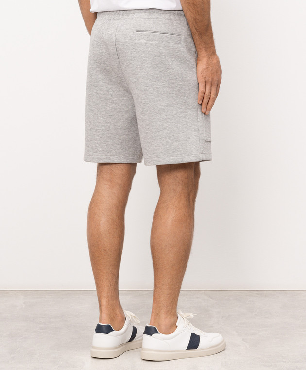 Mackage Сірі меланжеві шорти Elwood з фактурним логотипом ELWOODR зображення 3