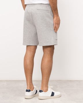 Mackage Сірі меланжеві шорти Elwood з фактурним логотипом ELWOODR