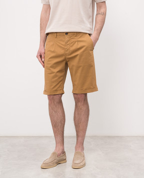 MooRER Коричневі шорти ALICUDI з відворотами ALICUDIBB