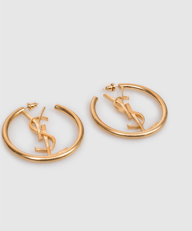 Saint Laurent сережки-конго CASSANDRE 868176Y1500 зображення 3