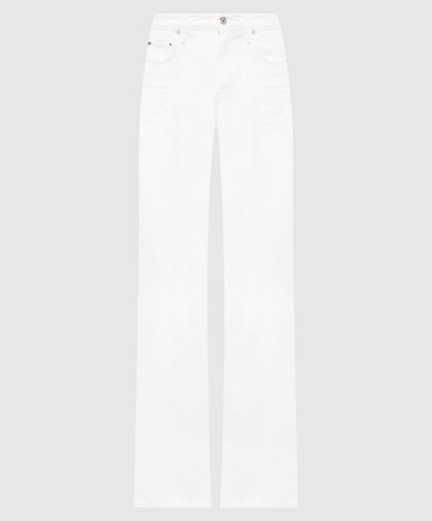 Белые джинсы клеш Kimberly 70's Flare