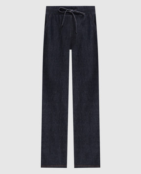 Max Mara Синие брюки VAMPATA MMLVAMPATA