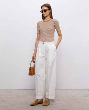 Max Mara Топ STUMANO в смужку MSTUMANO