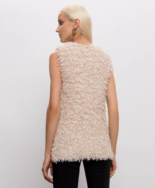 Twinset Бежевий жилет 262TP3131 зображення 4