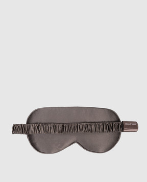 Dore & Rose Серая маска для сна из шелка PREMIUMSILKSLEEPMASK