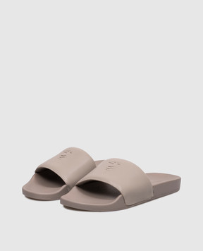 Trussardi Бежеві шльопанці Levriero N071S001011NMNS11L80