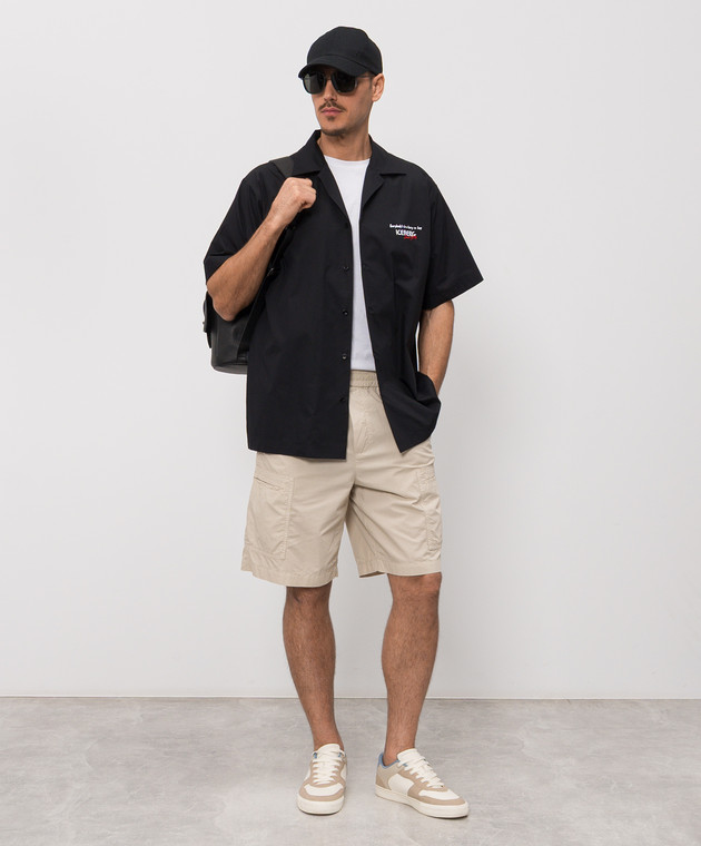 Iceberg Черная рубашка с принтом Peanuts G0400187 изображение 2