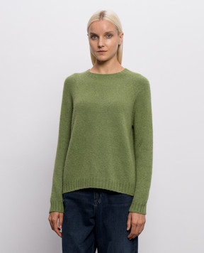 Max Mara Weekend Зелений светр GHIACCI з вовною альпаки WKDGHIACCI