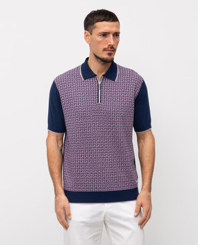 Stefano Ricci Поло з шовком у візерунок K414016P31F26167