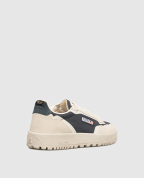 AUTRY Сині комбіновані кросівки з логотипом A1UNLDLMCO06