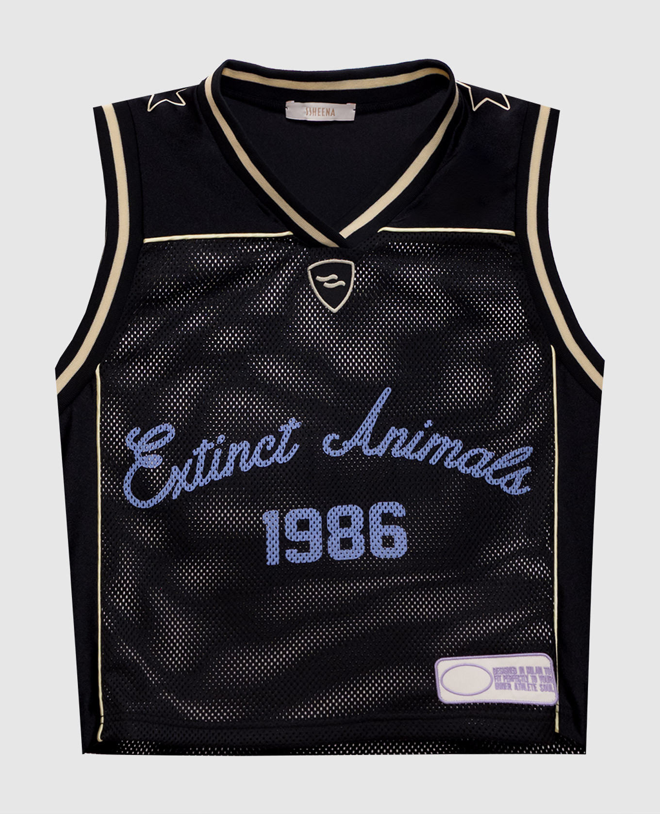 

Черный топ Triceratrop с нашивкой эмблемы, Топы