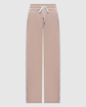 Peserico Бежевые спортивные штаны с лампасами P04241J005667