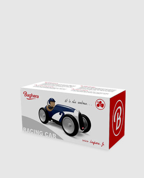 Baghera Сувенір синій вінтажний гоночний автомобіль 482