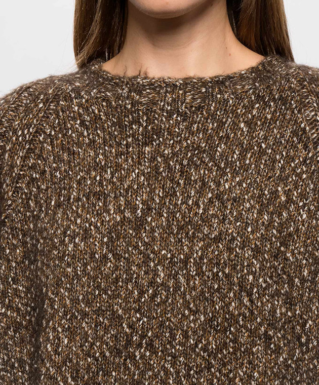 3.1 Phillip Lim Коричневый свитер с шерстью F26170635MWB изображение 5