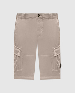 C.P. Company Сірі шорти-карго з патчем MBE746A005694G