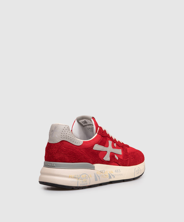 Premiata Червоні комбіновані кросівки MICK MICK01 зображення 3