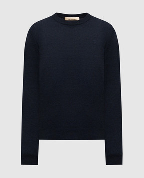 Trussardi Синій джемпер з кашеміру з емблемою M0208000022NMK611K15