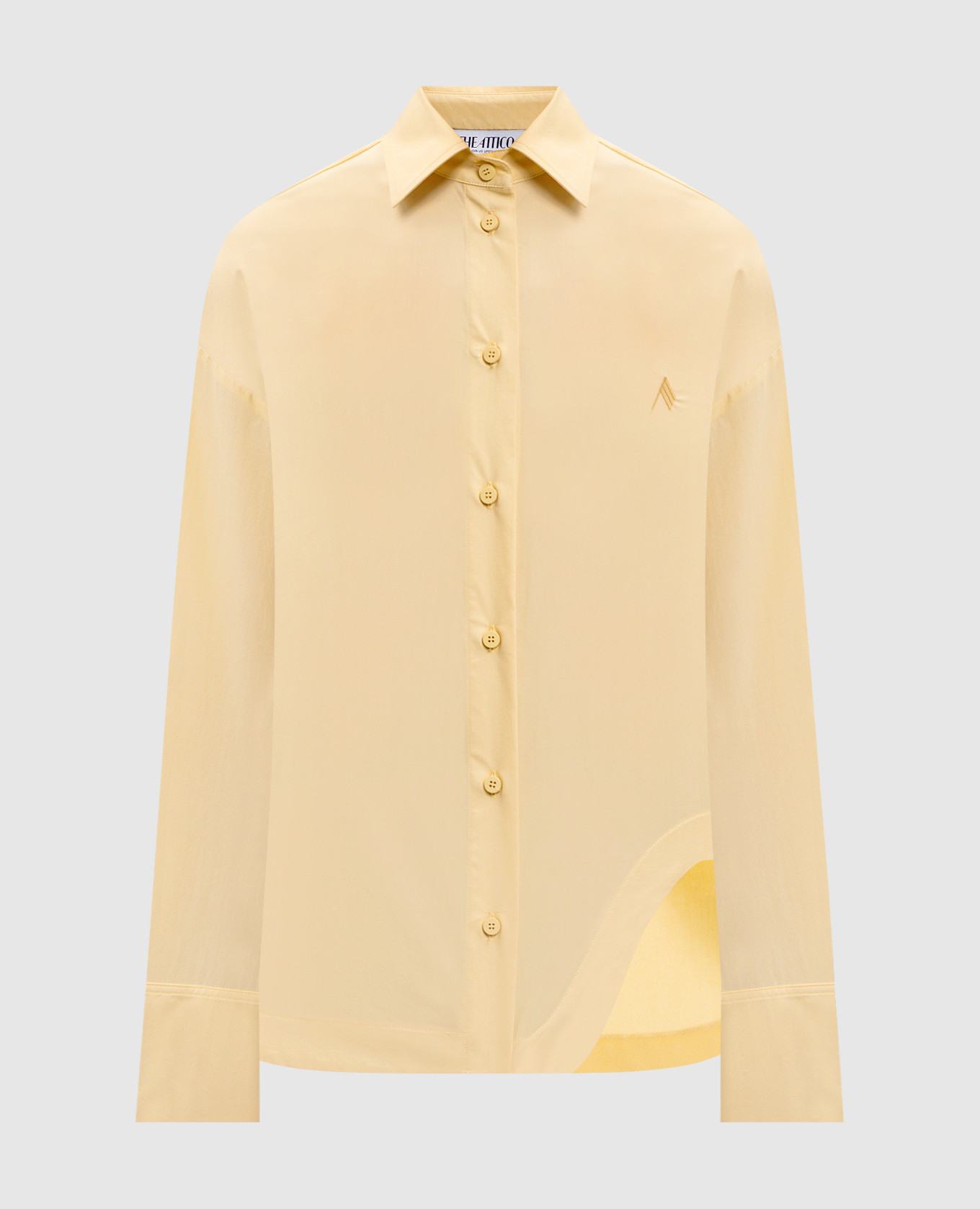 Желтая рубашка с эмблемой