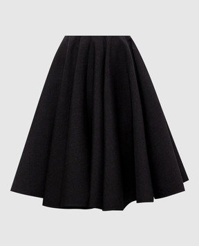 Ami Paris Серая юбка из шерсти FSK485WV0222