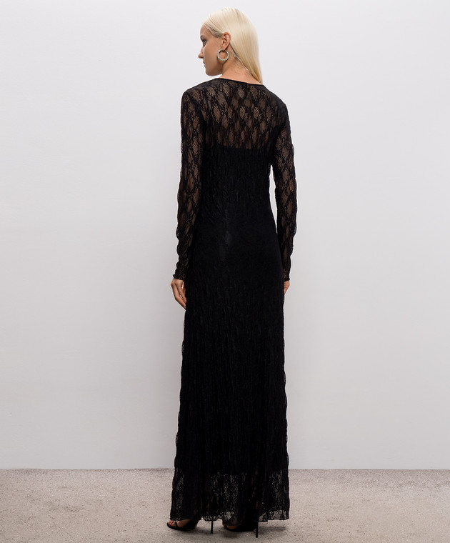 Twinset Чорна сукня з мережива 262LI2NDD зображення 3