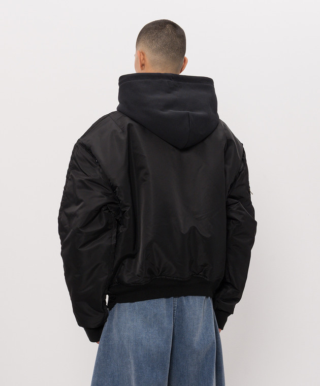 Vetements Черная куртка MH27JA018Bm изображение 4