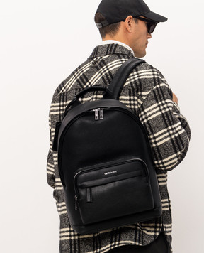 Trussardi Чорний шкіряний рюкзак Z586E006413NMBZ01L33