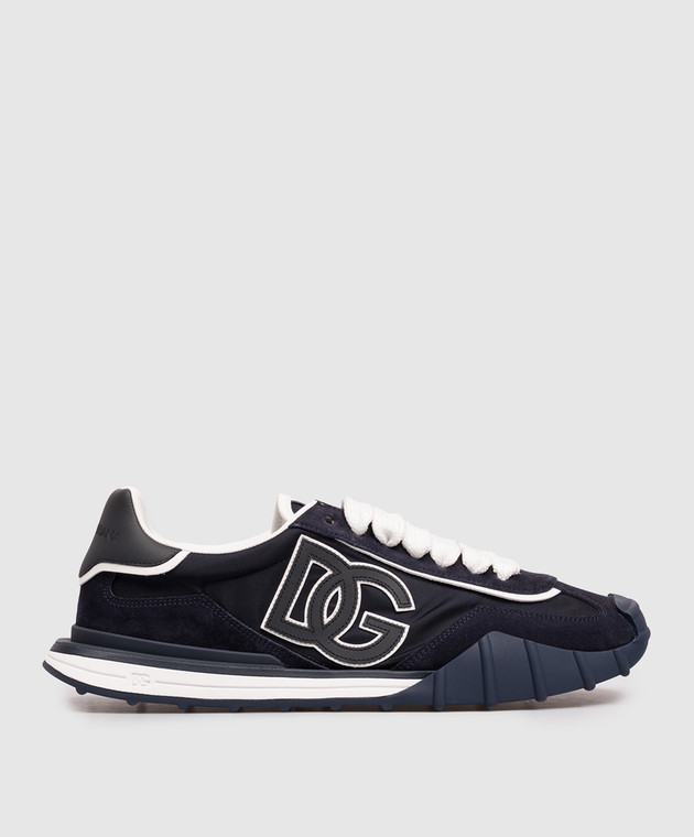 Dolce&Gabbana Синие комбинированные кроссовки Dg Athletic CS2384A0864