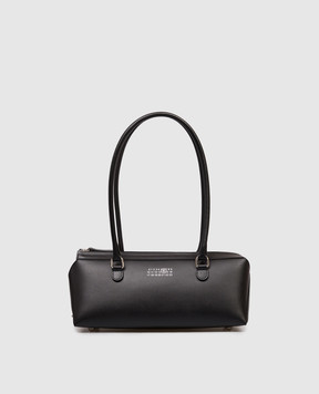 Maison Margiela MM6 Черная кожаная сумка Bauletto SB6ZH0040P9061