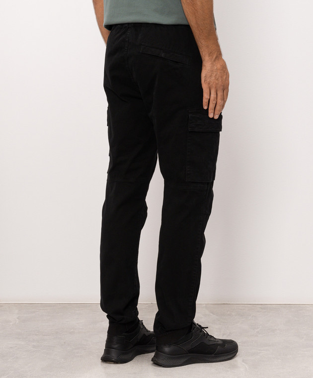 Stone Island Чорні джогери з патчем логотипа L2S153100033S00L1 зображення 4