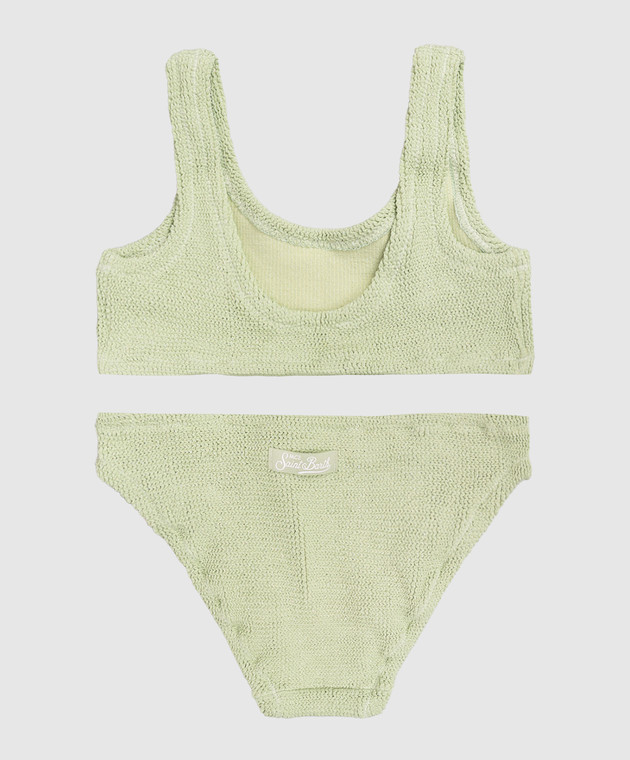 MC2 SAINT BARTH Детский зеленый купальник Baker с люрексом BAK000200034L изображение 2