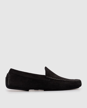 The Row Черные замшевые мокасины New Lucca F1824L805