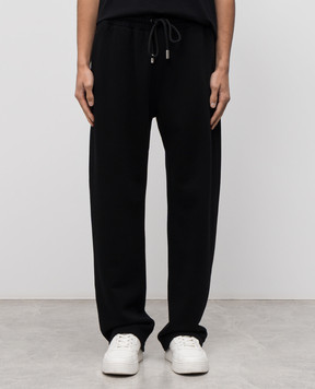 Off-White Чорні спортивні штани Scribble 44MCH05AF5F002