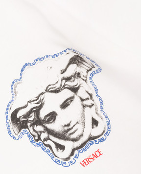 Versace Дитяча біла футболка Medusa 10182931A16786