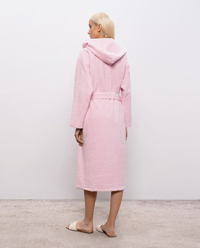Symbol Home Рожевий махровий халат з капюшоном BAMBOOSPONGEBATHROBE