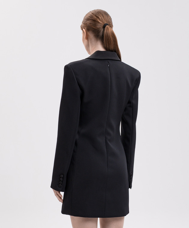 Simkhai Черное платье мини Marina в стиле жакета 5261334SS изображение 4