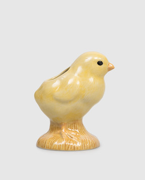 Quail Ceramics Желтая керамическая ваза 1310