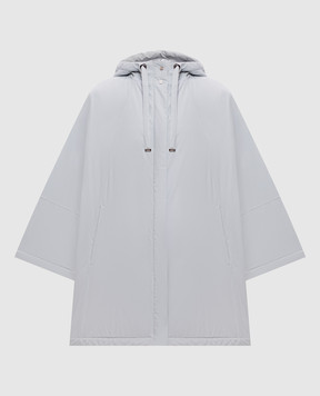 Herno Голубая куртка с капюшоном с логотипом GC00081DR12387SZ