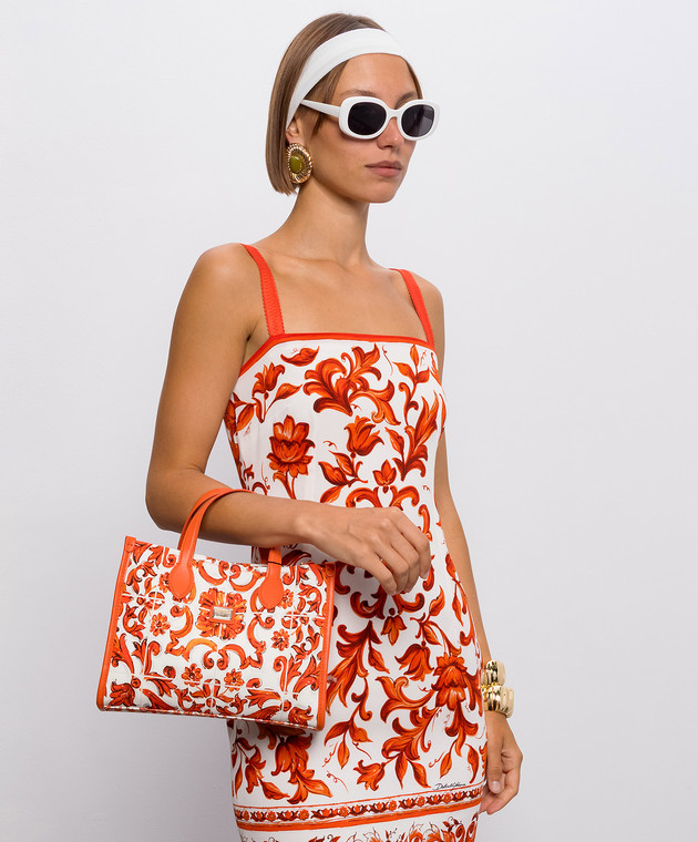 Dolce&Gabbana Детская сумка-тоут в брендовый принт EB0273A7131 изображение 2