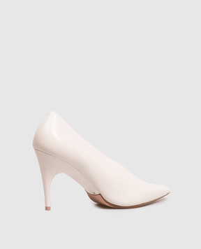 Balenciaga Шкіряні туфлі Duchesse кольору айворі 869817WCDH1